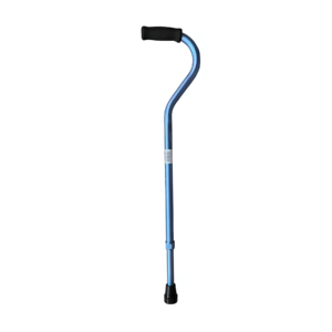 Baston De Aluminio Azul Cuello de Ganso MOBICARE