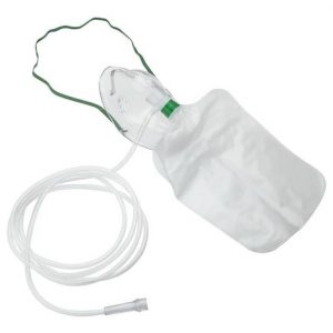 Mascarilla Alta Concentración Alargada con Bolsa Reservorio