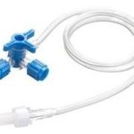 Llave de tres vías con tubo IPM