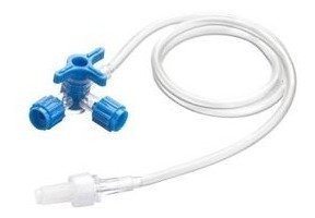 Llave de tres vías con tubo IPM