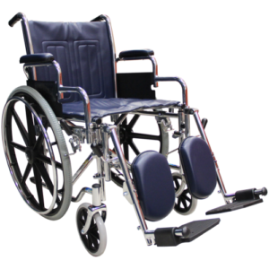 Silla de Ruedas con Brazos y Elevapiernas Desmontables