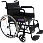 Silla de Ruedas Folding Compacta Economica con Respaldo Plegable