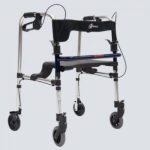 Andadera Reactiv de aluminio super lujo con asiento y frenos Reactiv