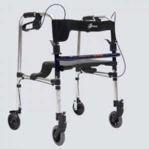 Andadera Reactiv de aluminio super lujo con asiento y frenos Reactiv